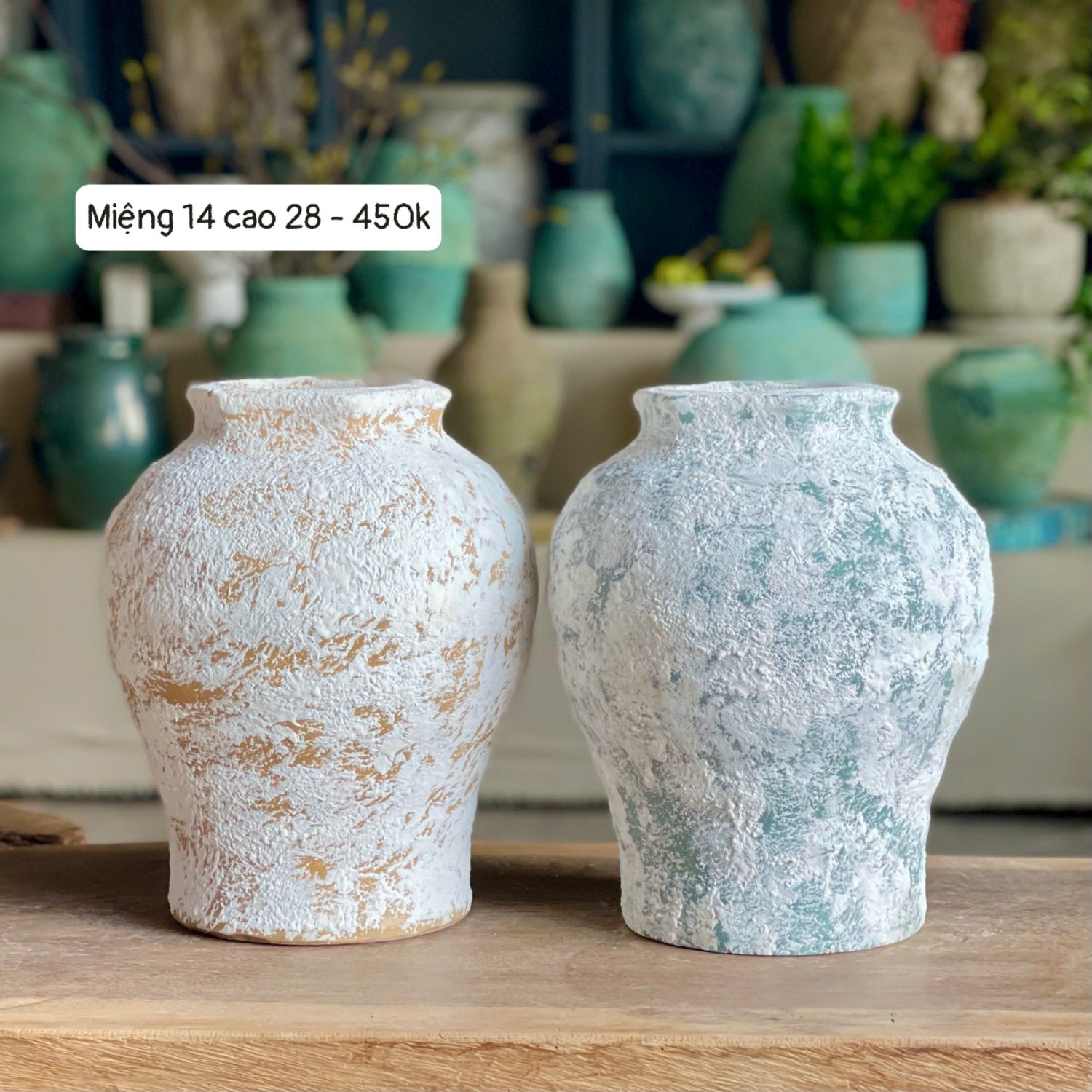 Bình hoa Rustic lục giác