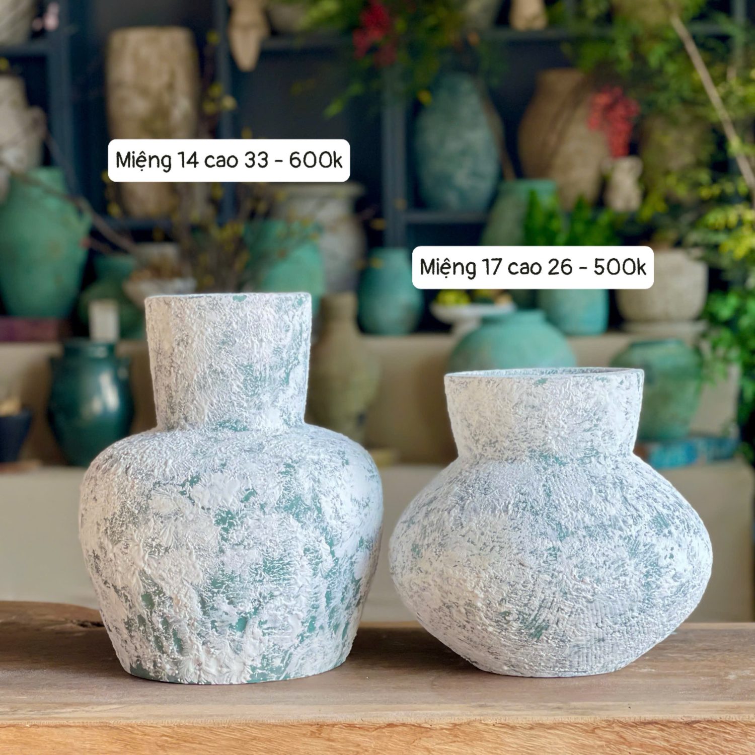 Alternative view of Bình hoa Rustic giỏ cua