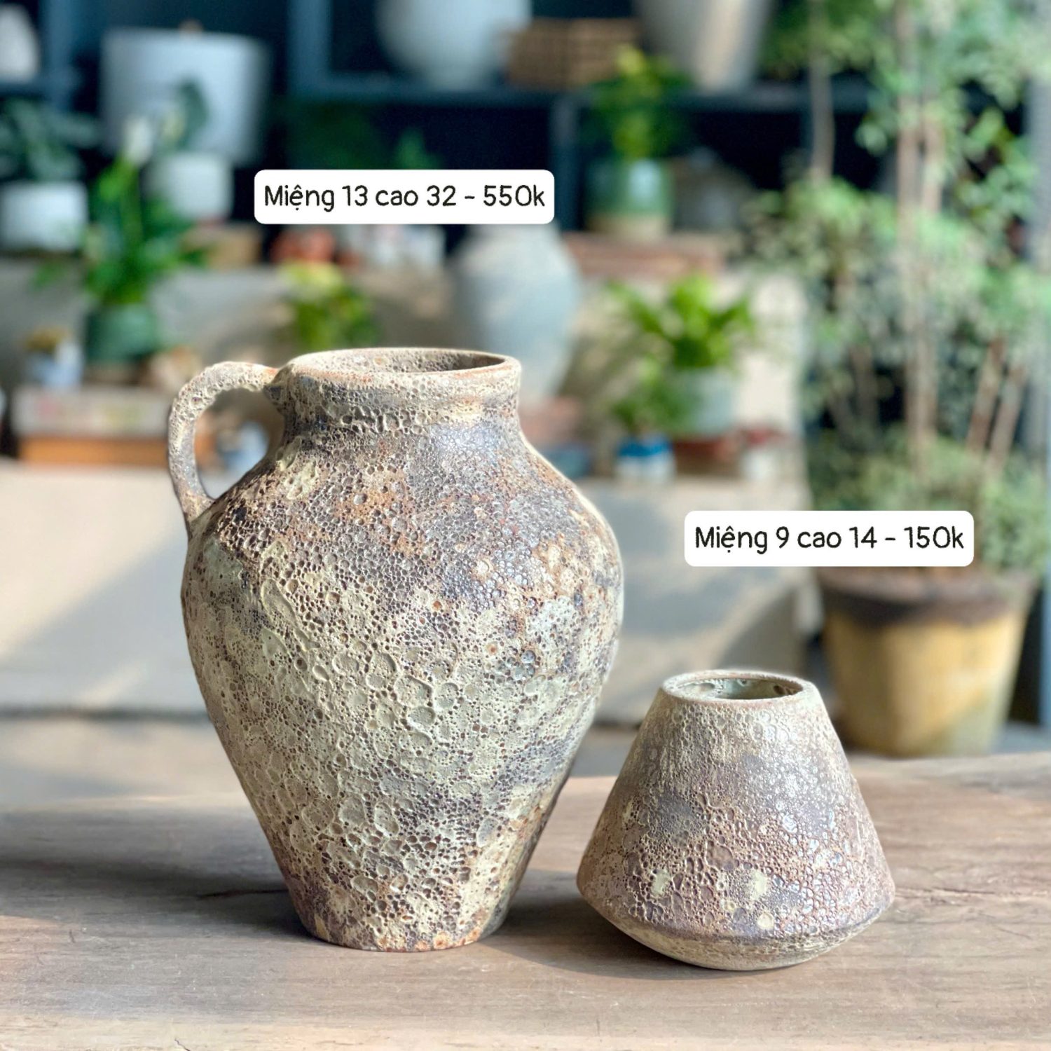Bình gốm Atlantis mini các dáng - Ảnh 5