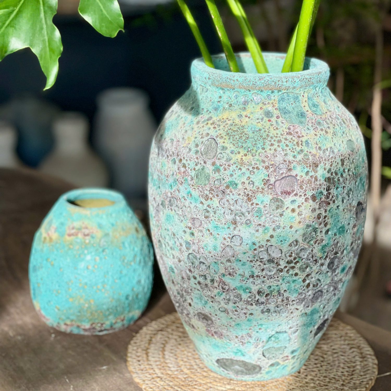 Bình gốm Atlantis ngấn - Ảnh 3